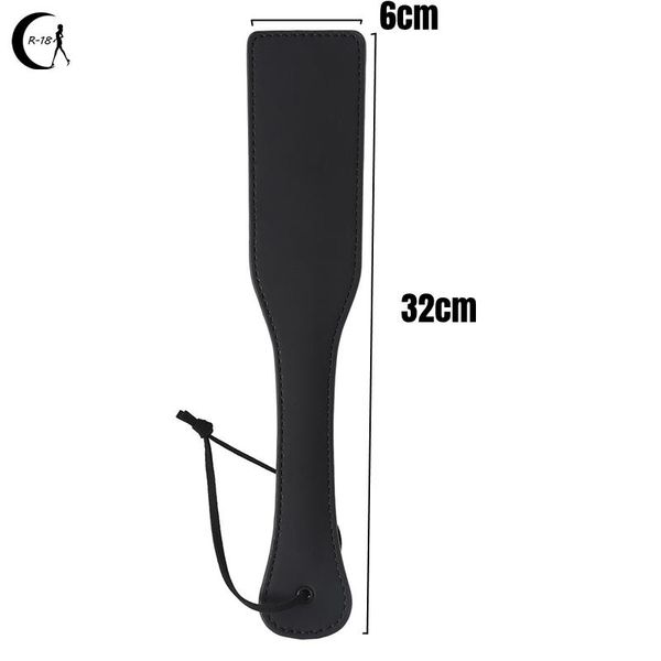 

costumes leather handle horse whip riding crop slapper metal buckle restraint fetish paddles adults couples game erotic toys cospla, Black