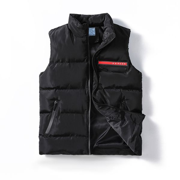 

2023 designer vest jacket mens down jackets vests keep warm mens stylist winter coats men and women thicken outdoor coat essential cold prot, Black;white