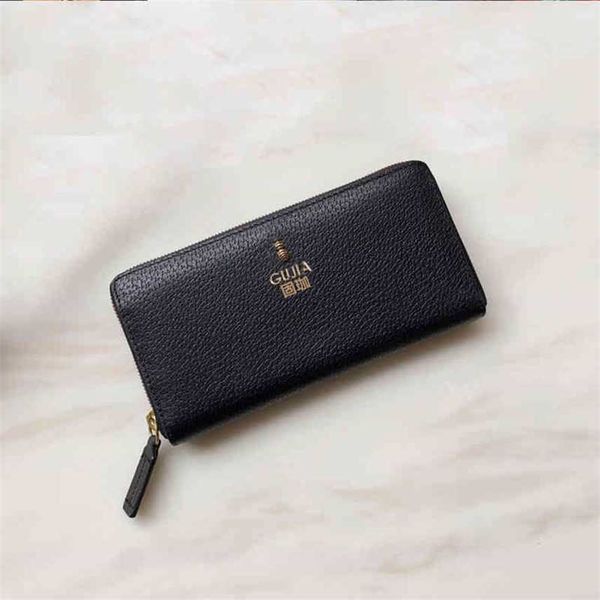 

purses men's new hand holding long wallet luxury mobile phone bag box, Red;black