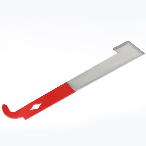 

beekeeping equipment garden supplies red 26.5cm stainless beehive tool frame lifter with hook beekeeper scraping knife 1223458