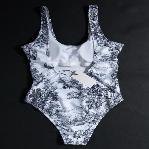 

women designer swimsuit tankinis fashion beach bathing suits summer swimwear clothing one piece animal printed s-xl300q, White;black