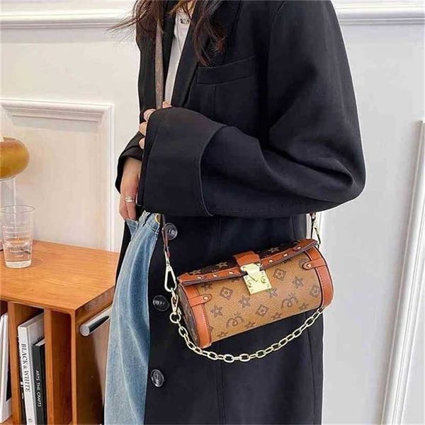 

60% off 2023 designer bag explosive models handbags niche mini high-grade pillow cylinder