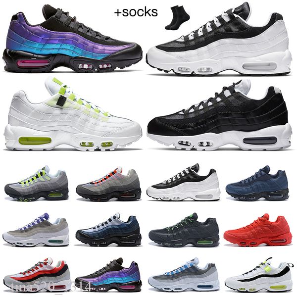 

og 95 men running shoes 95s triple black cork greedy dark smoke grey light charcoal midnight navy mens womens trainers sports sneakers