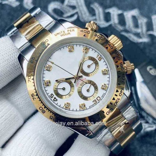 

316l stainless steel strap luxury automatic waterproof mechanical watch 40mm day/tona aaareplica