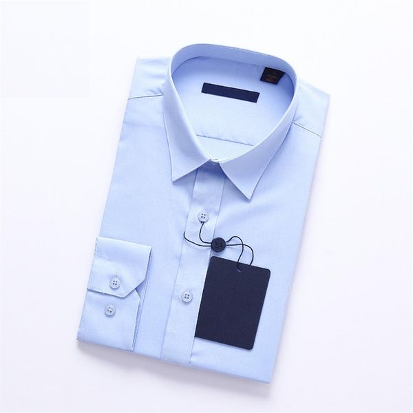 

men shirt collar dress fashion long sleeve premium 100% cotton shirting men's brand shirt210l, White;black