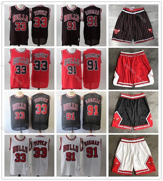 

college wearsmichael jersey ncaa scottie 33 pippen retro dennis 91 rodman college men basketball jerseys, Black