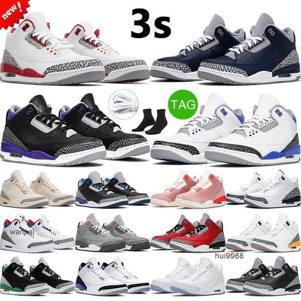 

shoes casual 3s retro laser orange men women fragment design throw line jumpman 3 muslin sports sneakers jordam jerdon