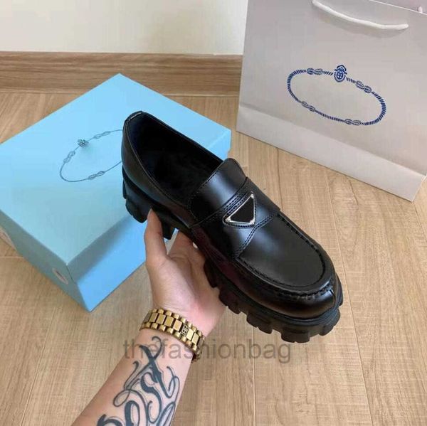 

fashion dress shoes women wedding party quality leather high heels flat shoes business formal, Black