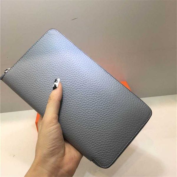 

design purse women's wallet new zipper litchi pattern fashion simple atmosphere leather, Brown;gray