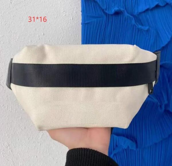 

2024 classic canvas waist bag crossbody single men women waist bag chest bag