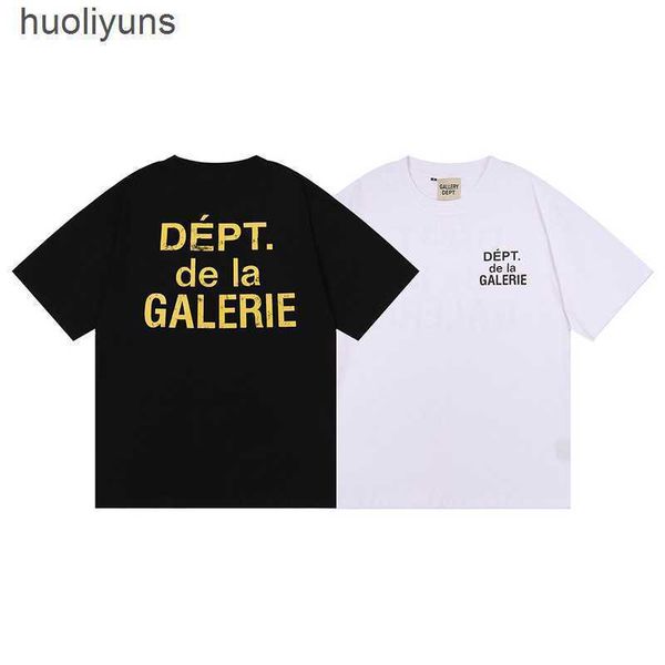 

t shirts galleryss mens fashion tee dept front cracks 2023 fashion streetwear celebrity same shirt short, White;black