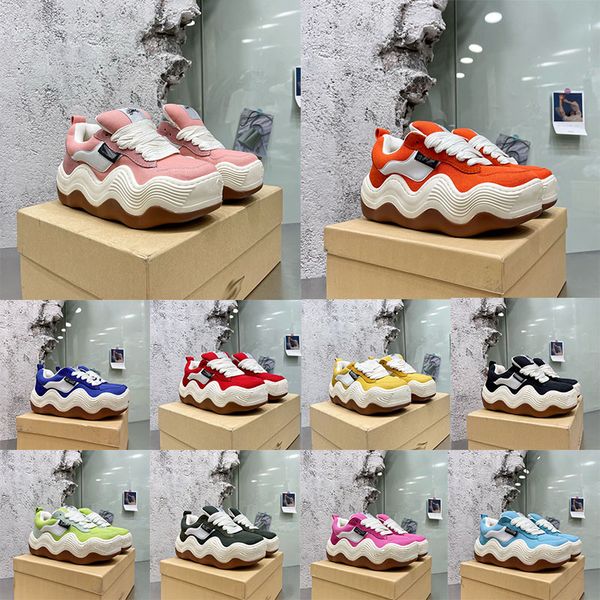 

spring autumn new bread shoes men's and women's shoes casual sportsline sense design thick-soled lace classic, Black