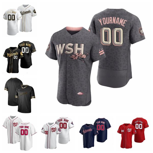 

custom baseball jersey washington''nationals 7 chris archer 3 alcides escobar 37 stephen strasburg 63 sean doolittle men women you, Blue;black