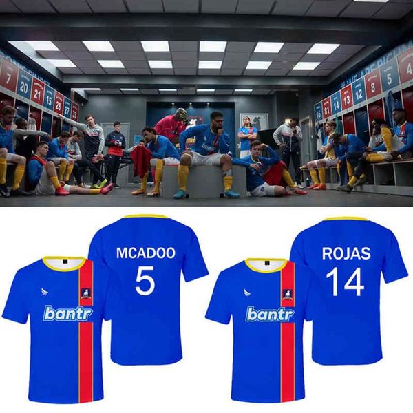 

ted lasso season 2 tshirt afc richmond football jersey cosplay rojas mcadoo uniform 3d printing sets for men and women338b, White;black