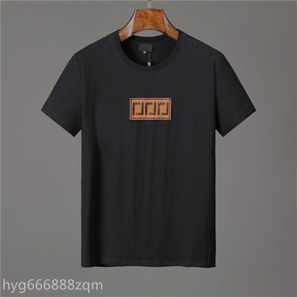 

2021 designer fashion t shirt men women couples casual short sleeve mens round neck tees 4 colors ff262o, White;black