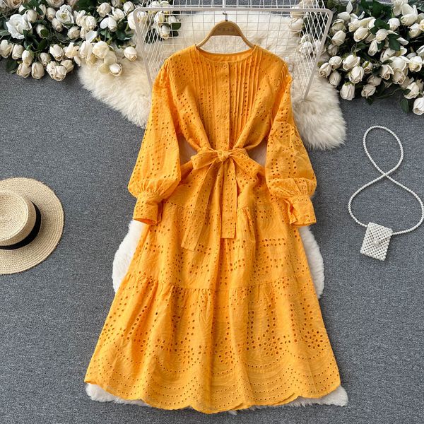 

women's hollow out dress purple lace up slim elegant dress vestido temperament sweet korea chic summer 2023, Black;gray