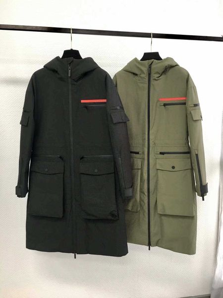 

designer luxury down jacket fur ruff womens classic fashion and multi function hoodies mens jackets winter warm clothing hoody 5a06rn, Black