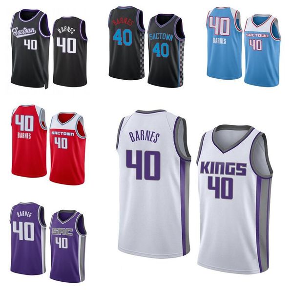 

custom custom basketball jerseys harrison barnes 2022-23 season blue red black white city men women youth jersey, Black;red