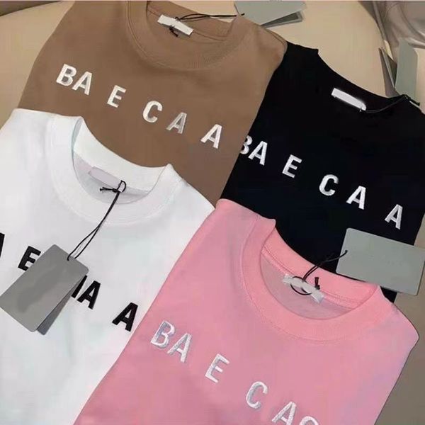 

2022 summer mens designer t shirt casual man womens tees with letters print short sleeves sell luxury men hip hop clothes, White;black