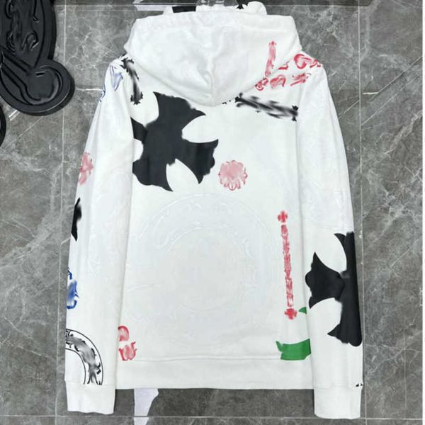 

men's luxury fashion sweatshirts designer classic hoodies zipper hooded sweater casual men women cross pullover sanskrit hoodie coat s, Black