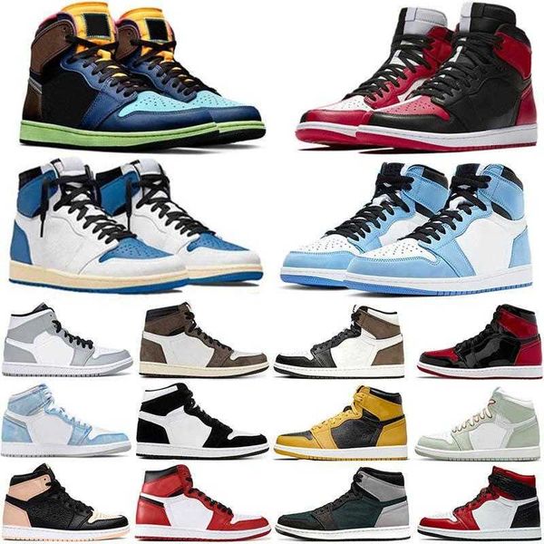 

shoes basketball trainers sneakers university blue hyper royal dark mocha tan gum jumpman 1 1s mens women stage haze bio hack bred patent