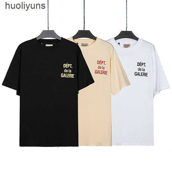 

t shirts galleryss mens fashion tee dept letter printed slogan short sleeve men women lovers large high street t-shirt, White;black