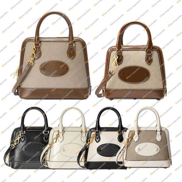 

ladies fashion casual designe luxury 1955 tote shoulder bag handbag crossbody 5a 2 size cowhide & canvas 621220 640716