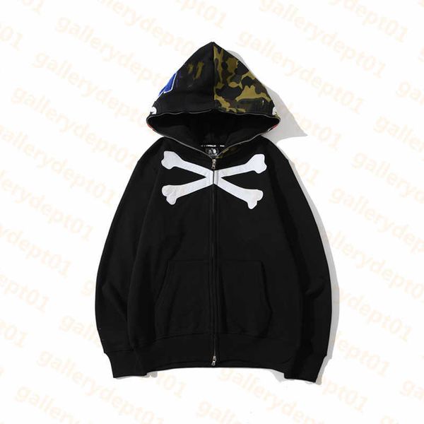 

mens hoodies designer hoodie luminous women sweatshirts letters camo shark hoody oversized, Black