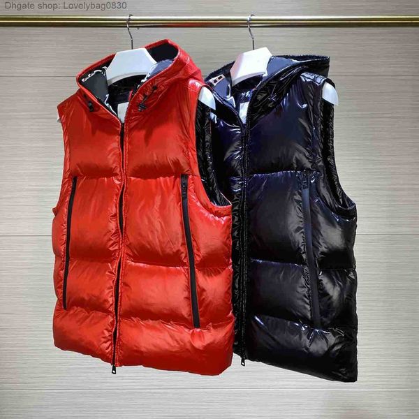 

designer mens down vests france brand hat embroidered letter women coats joint sleeveless luxury fashion womens coat vest, Black;white