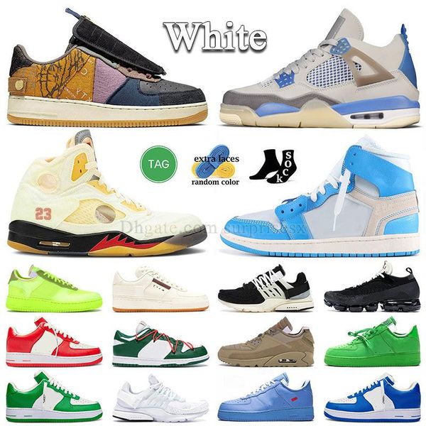 

one low golf shoes mens womens running sneakers jumpman 1 1s university blue 4 4s sail 5s designer trainers