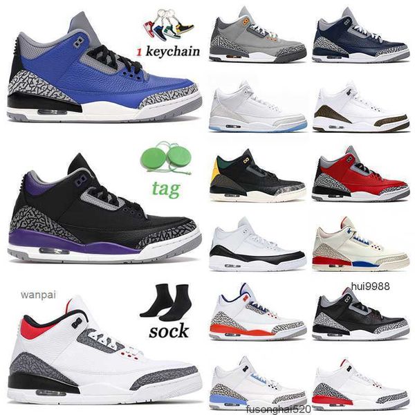 

wholesale jumpman iii basketball shoes mens womens blue cement court purple fire red cool grey midnight navy pure white mocha jordas air sho, Black
