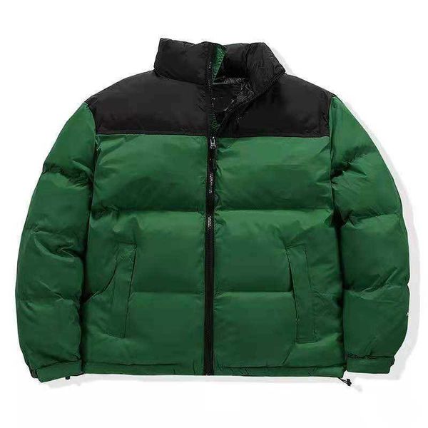

mens designer jacket winter parkas canada clothes mixed colors couple cotton coats casual stand collar warm down puffer jackets men/ladies, Black