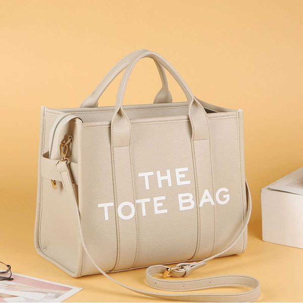 

designers bag marc's jacob tote famous luxury lady fashion hourglass handbags women's new solid color leather letter simple leisur