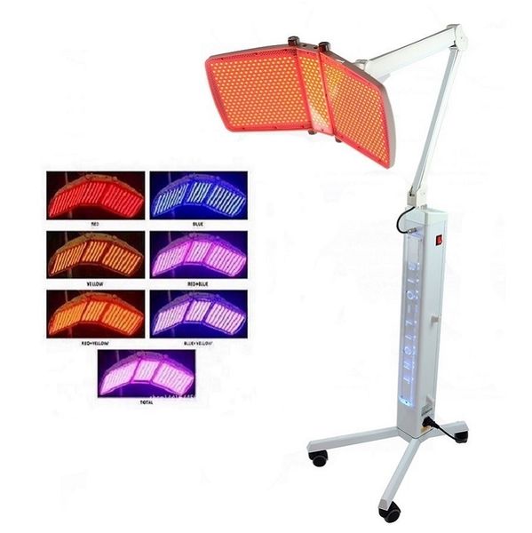 

stand style popular bio pdt led light therapy beauty spa acne treatment machine with wheels