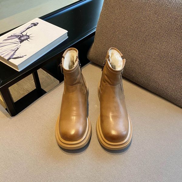 

shoes designer version pure handmade 2022ss ug warm snow boots, Black