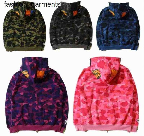 

men's hoodies sweatshirts mens women sportwear coat designer fleece sweatshirt crewneck hoodies man sweatshirts bathing ape cardigan ho, Black