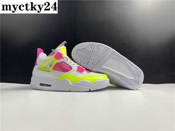 

new exclusive 4 girls basketball designer shoes white lemon venom pink blast fashion sport sneakers good quality come with box