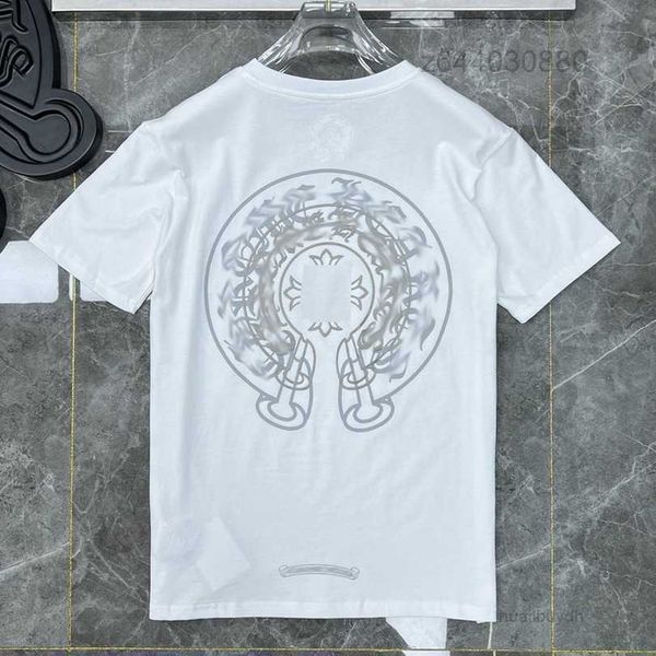

t-shirts new ch chrome classic t shirt brand letter sanskrit cross pattern sweater designers pullover cotton gqxq, White;black