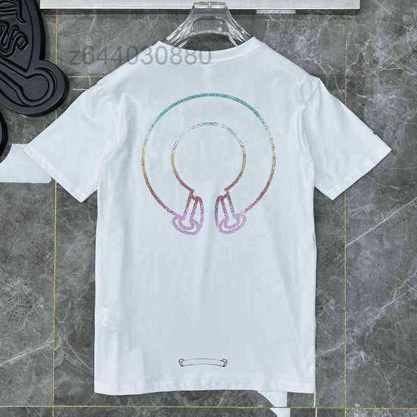 

t-shirts loose summer ch classic designer t shirts short sleeves letter horseshoe sanskrit cross print sweatshirts 2 1066, White;black