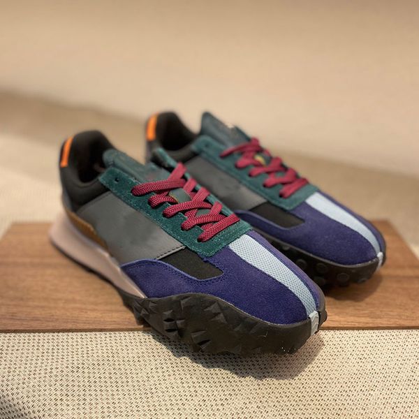 

men's and women's fashion brand shoes gray designer retro luxury casual shoes coach running sports, Black