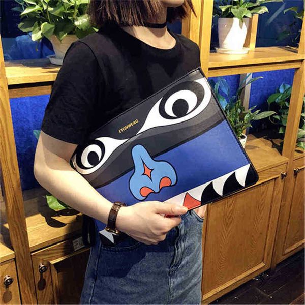 

evening bags women clutch envelope bag fashion printed shoulder pu leather designer clutches pure lady wrist 220623