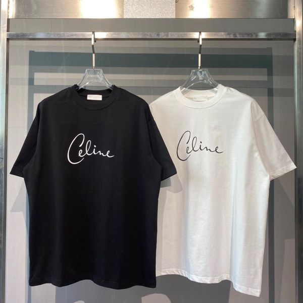 

2021ss spring and summer new high grade cotton printing short sleeve round neck panel t-shirt size m-l-xl--xxxl color black w251k, Black;brown