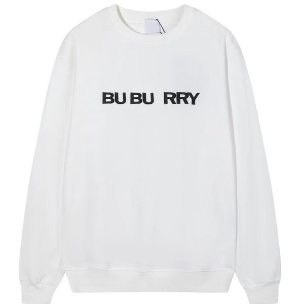 

men's hoodie designer pullover round long sleeve outdoor casual street sweater coat fashion lover garment large size pure cotton, Black