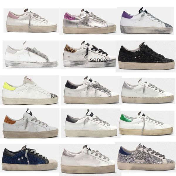 

sneakers casual shoes dirty shoe trainers classic do-old double height bottom man quality hi star goldenity gooseity tib, Black