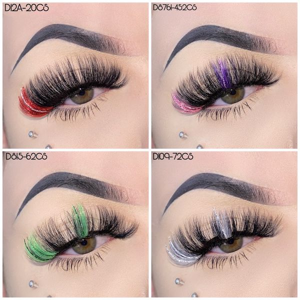 

20mm faux mink shining false eyelashes european usa popular curl fluffy eyelash for christmas party wholesale natural eye lash
