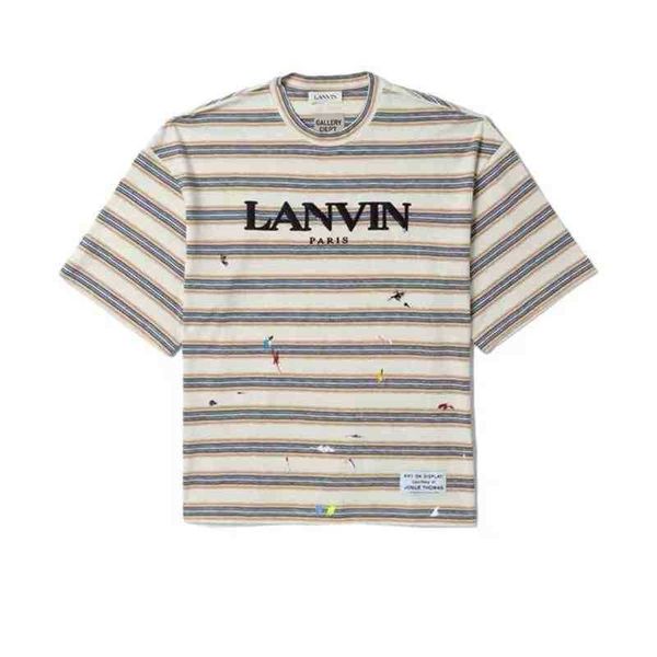 

fleece fashion angeles galleryes dept mens designer out of brand los shirts letter print hip 2022 hop large short sleeve t-shirt veru, Black