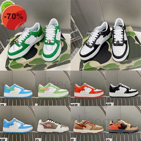 

for fashion casual shoes designer mens womens platform big a bathing ape camouflage sta medicom toy camo men ladies sneaker woman 2018