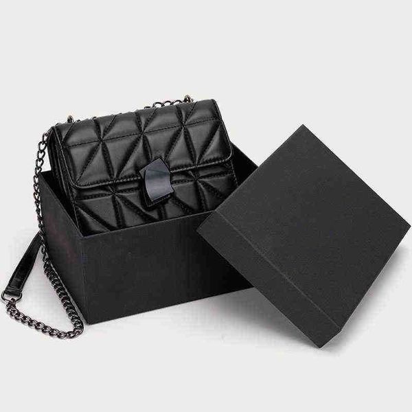 

shopping bag brand design luxury handbag women rhombic crossbody bag chain small messenger lady shoulder large capacity baking 220723