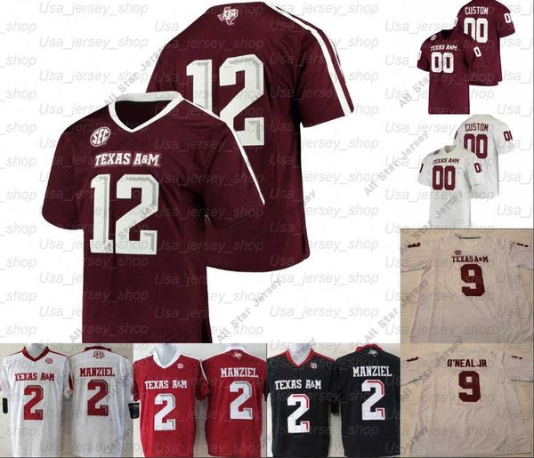 

american college football wear custom texas a m aggie college football jerseys 85 jalen wydermyer 75 jake matthews 40 von miller 70 cedric o, Black
