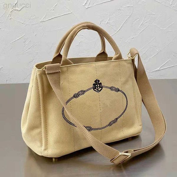 

designer canvas handle bag printing letters shopper high capacity tote women crossbody bag with long shoulder strap
